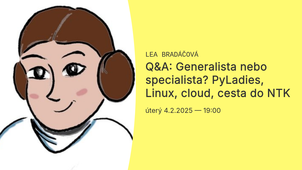 Q&A: Generalista nebo specialista? PyLadies, Linux, cloud, cesta do NTK