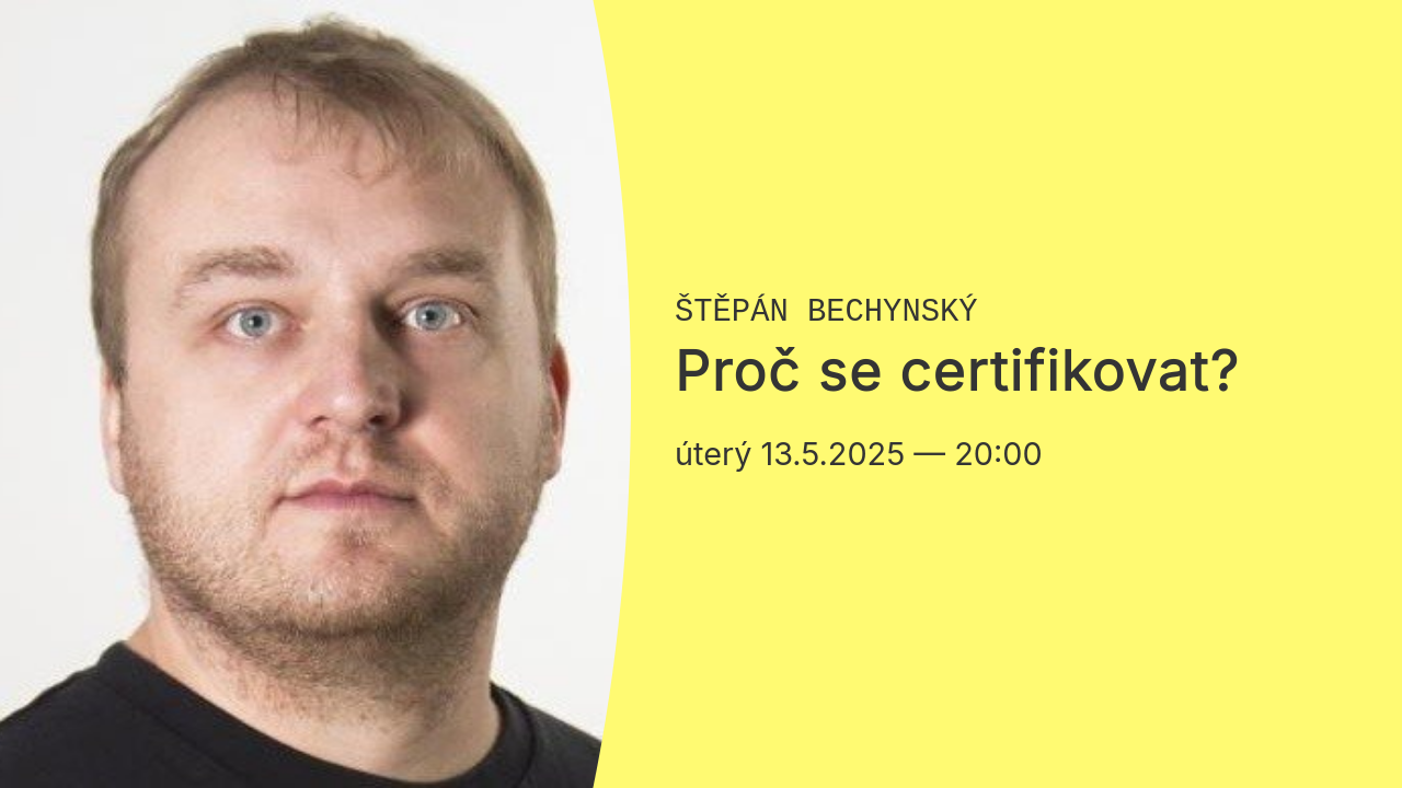 Proč se certifikovat?