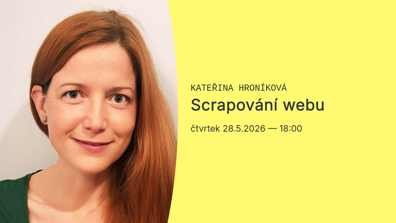 Kateřina Hroníková: Scrapování webu