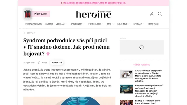 Syndrom podvodnice v IT
