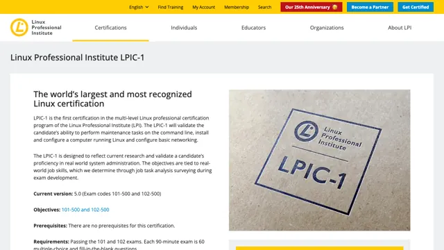 LPIC (Linux Professional Institute)