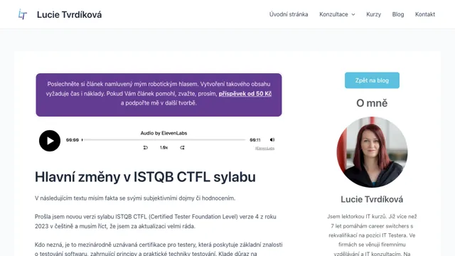 Komentář k aktualizaci ISTQB CTFL 2023
