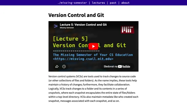 Version Control and Git