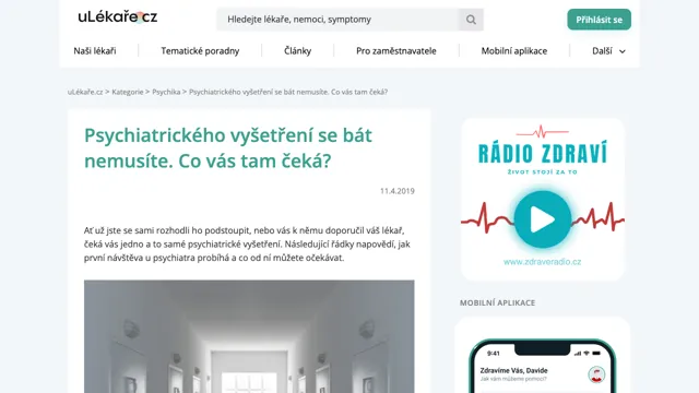 Návštěva psychiatra