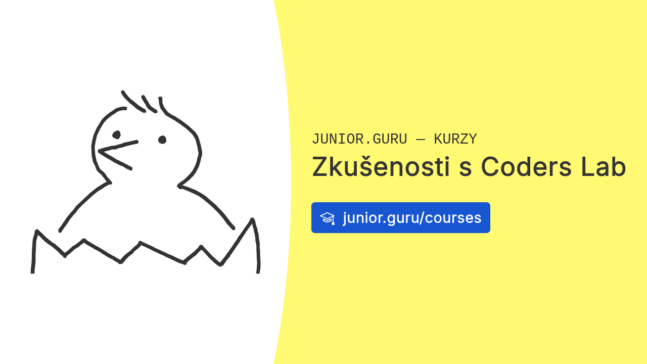 Zkušenosti s Coders Lab
